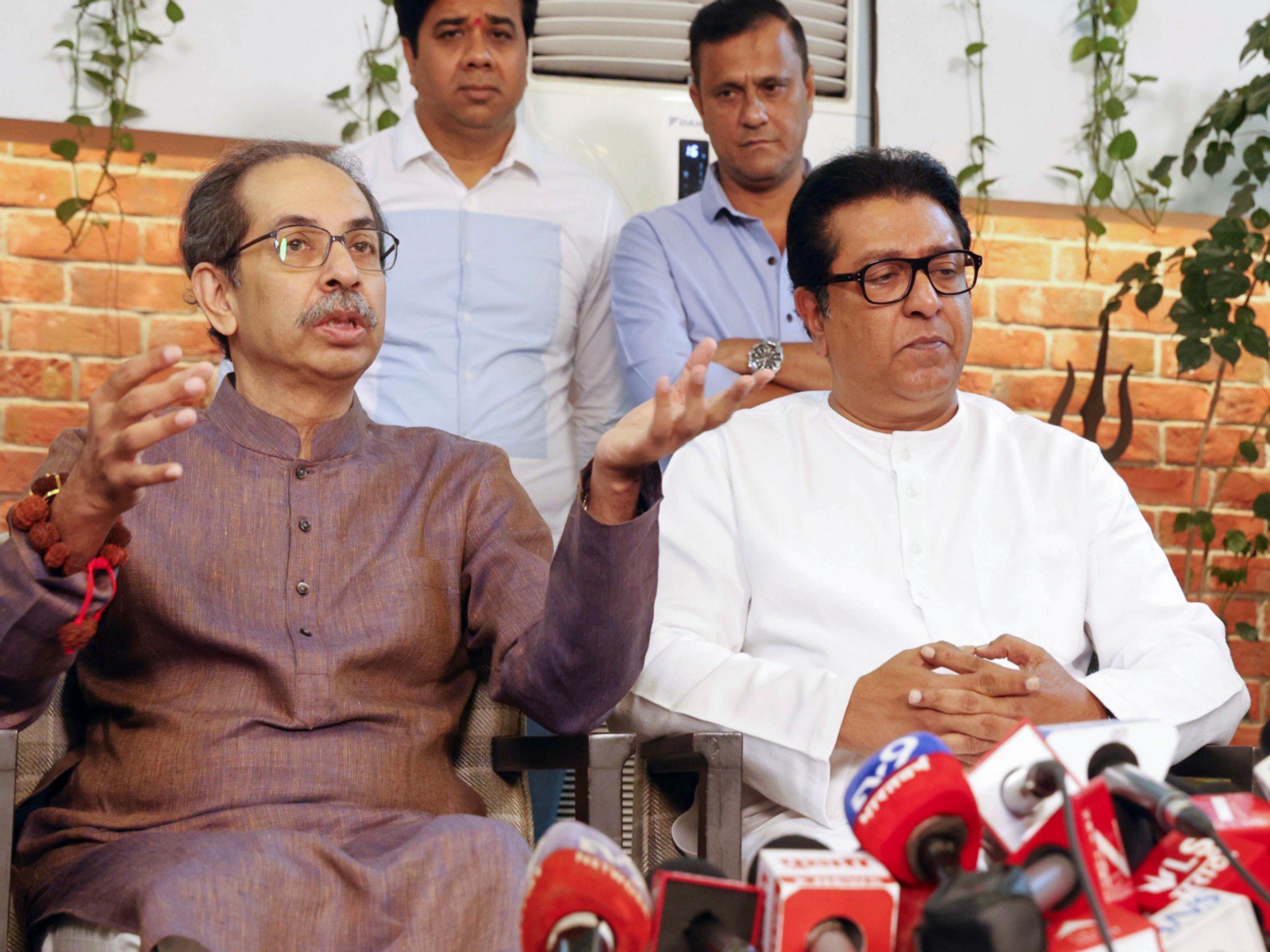 Uddhav, Raj Thackeray lead protest against CEC Gyanesh Kumar