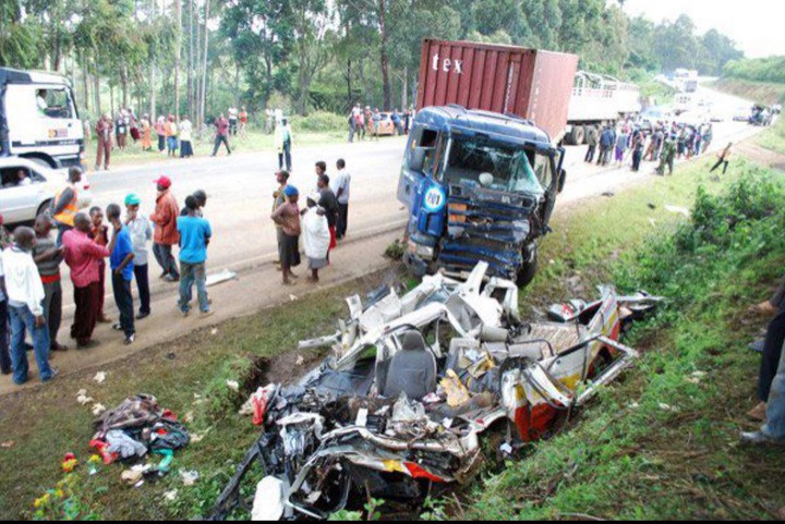 RIP: Fatalities Recorded as This Deadly Road Accidents Occurs Along The Sagana-Makutano Highway