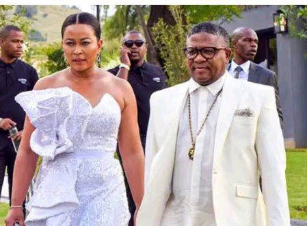 Fikile Mbalula’s wife is so beautiful; checkout beautiful pictures of them together