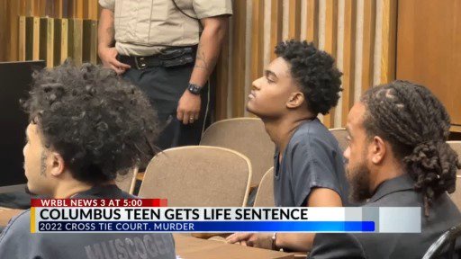 Columbus man sentenced to life without parole for murder he committed at 16