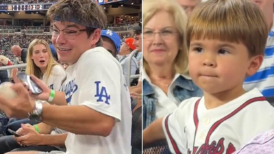 What happened in viral video of Dodgers fan refusing ball to child? Incident explained