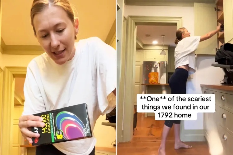 Woman Finds ‘Creepy’ VHS Tape in a Cabinet at Her 1792 Colonial Home. Then the Unexpected Happens (Exclusive)