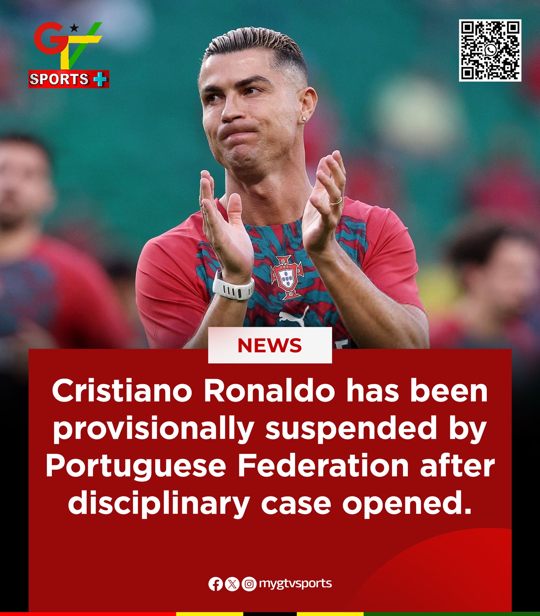 Cristiano Ronaldo Provisionally Banned as Portuguese Federation Unleashes Heavy Sanctions