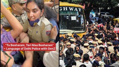 ‘Shameful’: AAP shares video, says Delhi Police ‘abusing’ protesters at Jantar Mantar