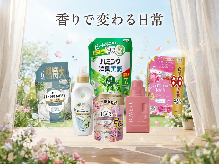 柔軟剤でおうち洗濯のクオリティを格上げ！