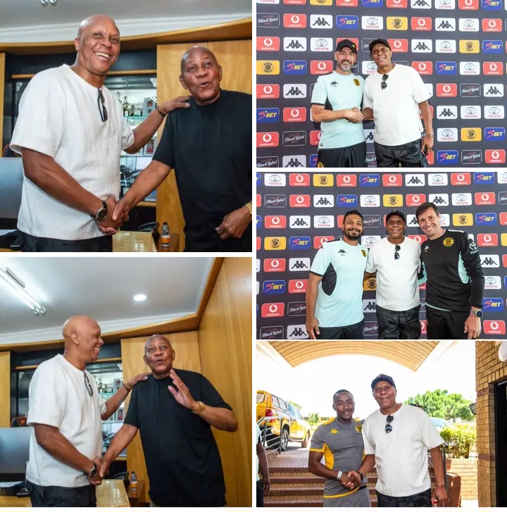 Chiefs Legend Doctor Khumalo Visits Dr Kaizer Motaung Before Starting SAFA Duties