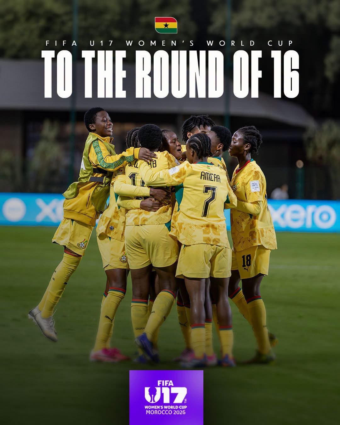 U17 FIFA WWC: Black Maidens Reach Round of 16 for First Time Since 2018 After 2-0 Win Over Canada