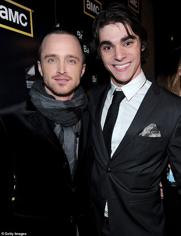 RJ Mitte’s costar Aaron Paul recalls the last time he saw the late Breaking Bad actor before his ‘absolutely tragic’ death