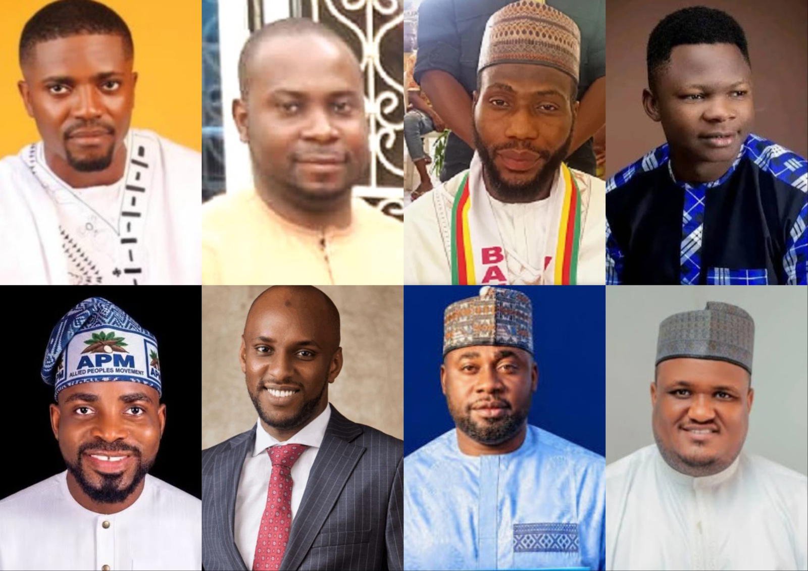 2027: Full list of governorship candidates in their 30s