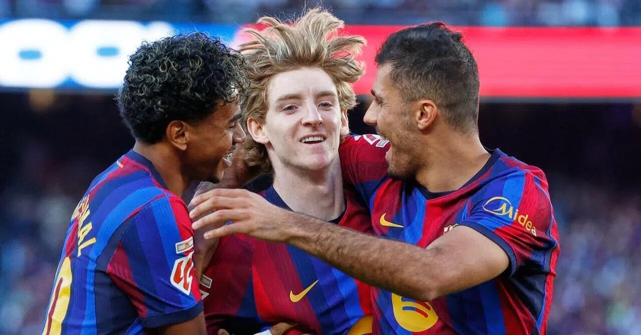 WATCH: Gordon ends wait for first Barcelona goal