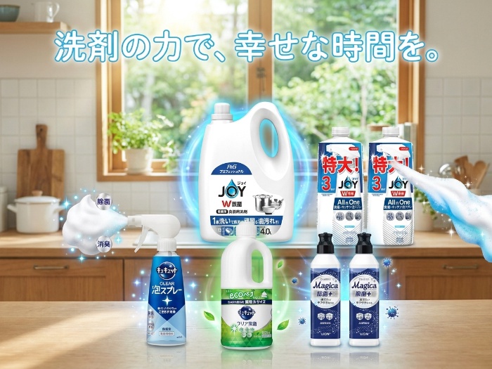 家事をもっと楽しく！選りすぐりの食器用洗剤特集