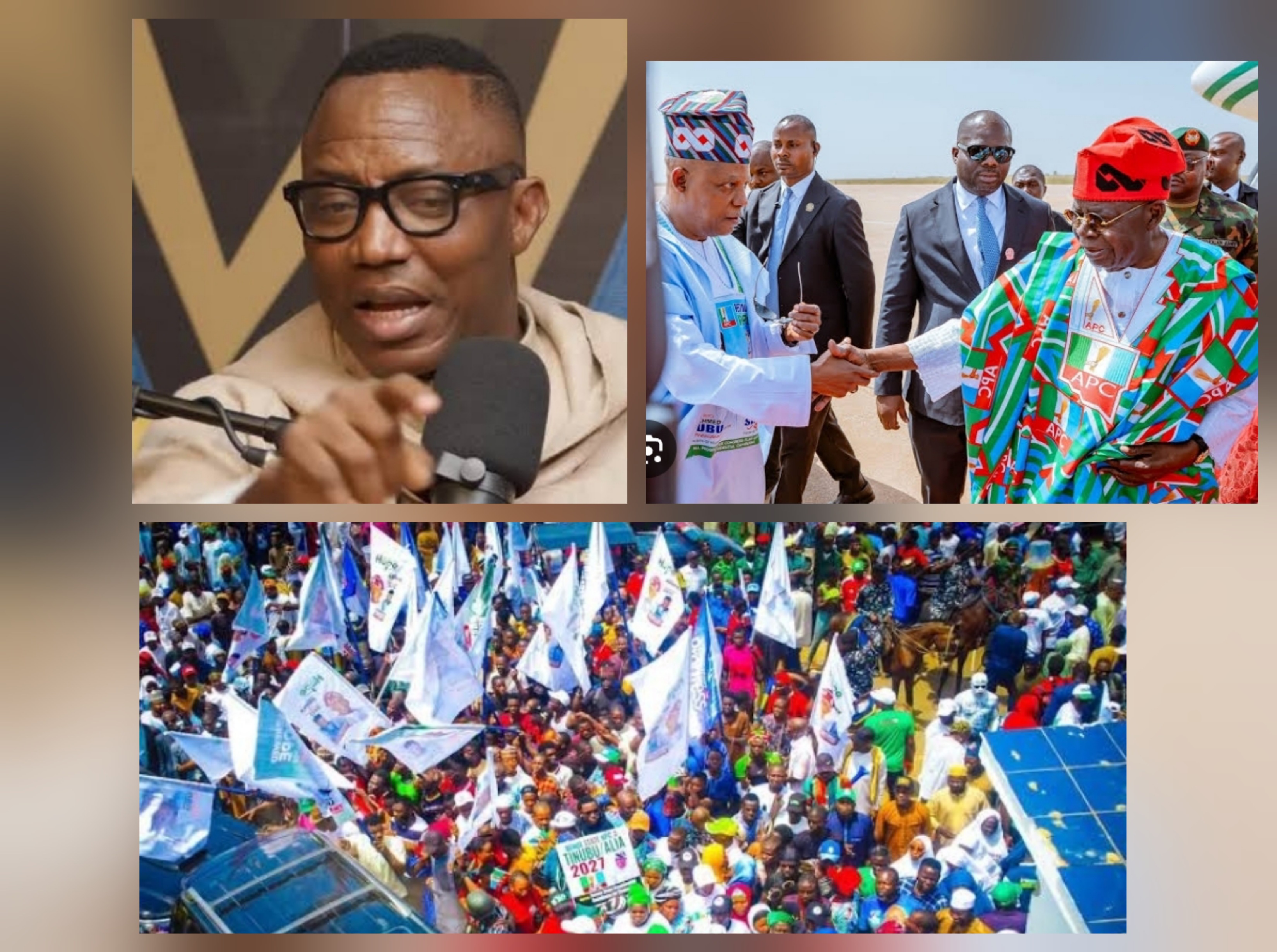 ‘Packed Stadium Isn’t Nationwide Support’ — Sowore Tackles APC Over Kaduna’s 5,000-Capacity Stadium