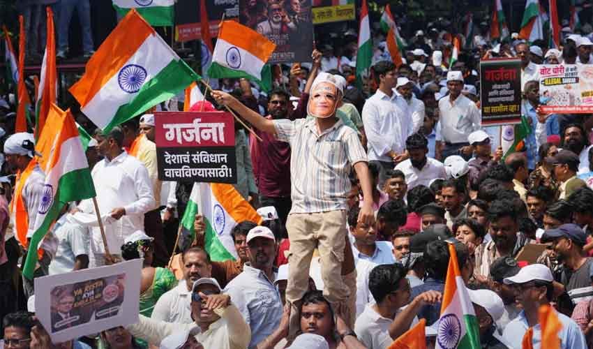 India opposition protests: Cockroach party leaders detained over voter lists