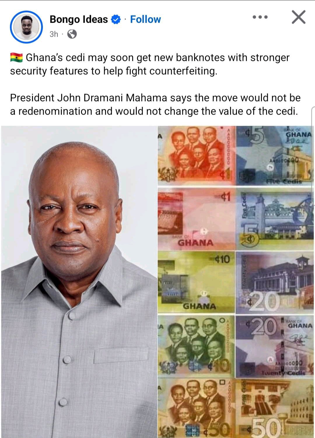 A New Cedi Denomination Announcement In Ghana Sparks Debate Online