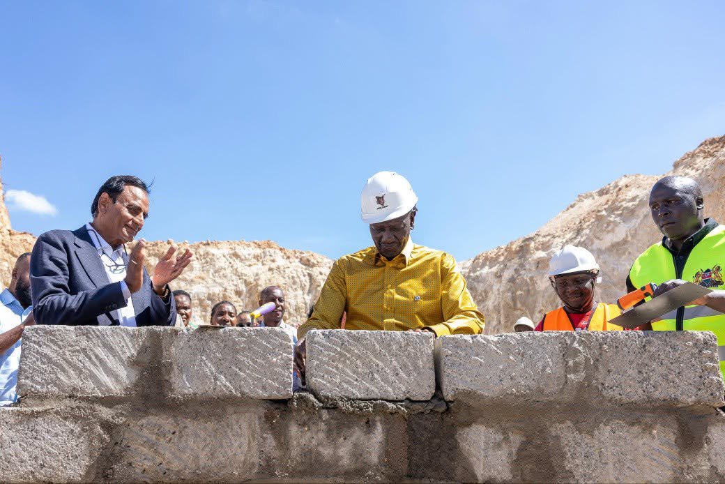 Ruto Breaks Ground on KSh70 Billion Cement Plant in Kitui