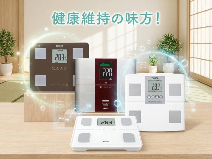 最新体組成計で健康管理をもっとスマートに！