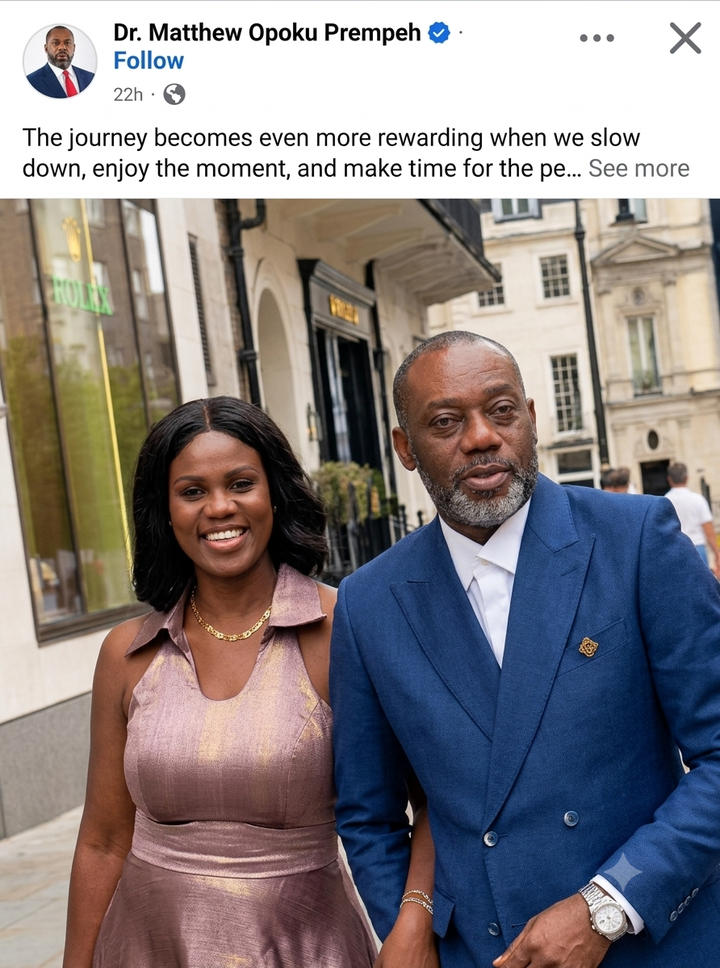 NAPO Shares Moment With His Wife Online – Ghanaians React
