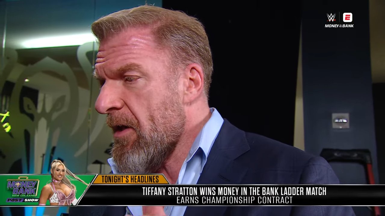 Triple H: The Thing That Stuck Out At WWE Money In The Bank Was Youth