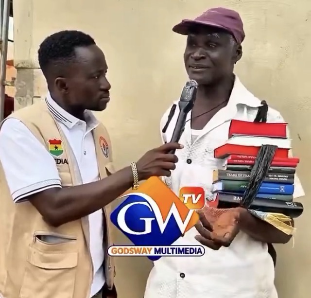 Ghanaian Man Reveals How Selling Bibles For 20 Years Changed His Family’s Life