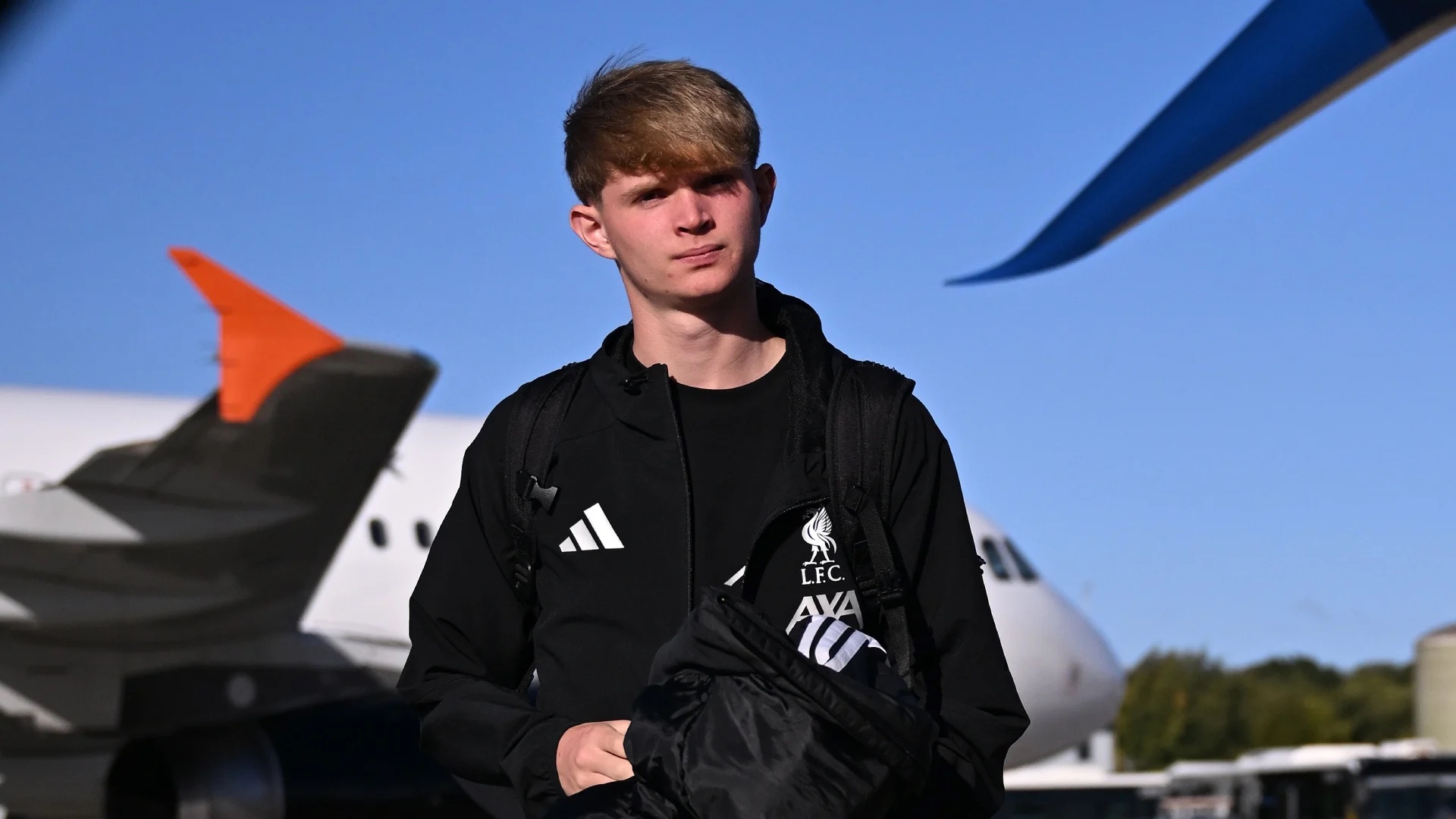 Departure photos: Liverpool U19s set off for LASK tie in Youth League