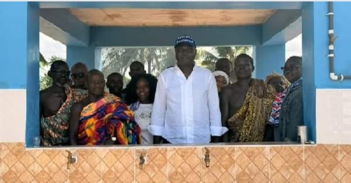Water Crisis Over in Dodowraso as Abirem MP Commissions Borehole