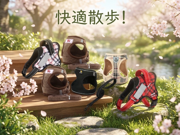 愛犬とのお出かけを楽しく！おしゃれで機能的な犬用ハーネス特集