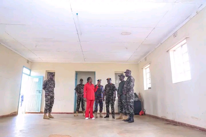 Defence CS Soipan Tuya Inspects Recruits Training School In Eldoret