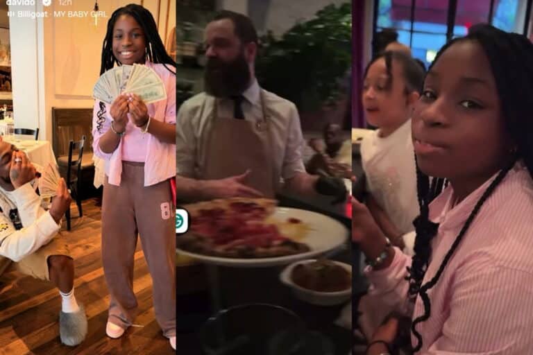 Davido Treats First Daughter Imade to a Date Night in Atlanta