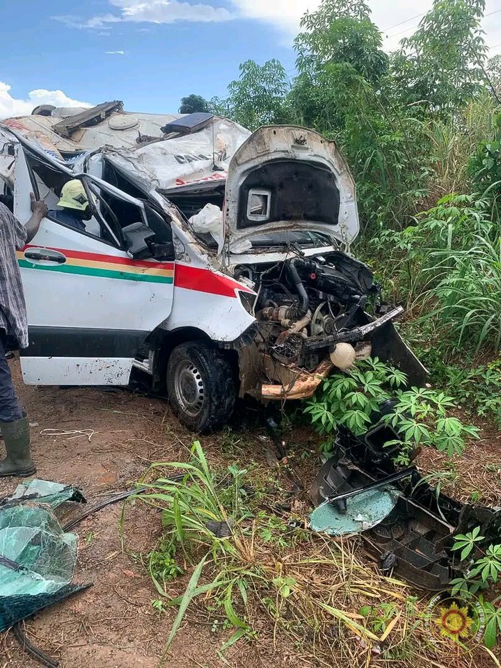 Ambulance Involved In Accident After Brake Failure At Afosu