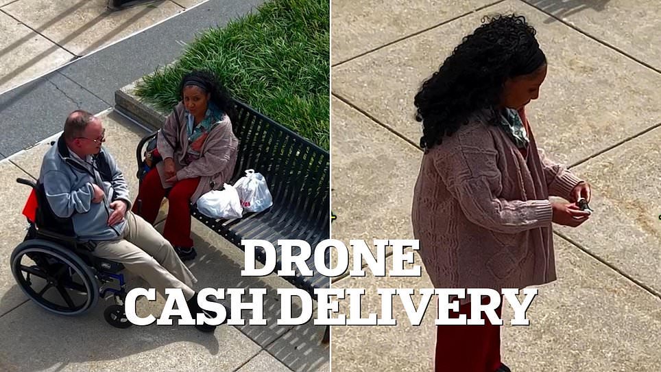 Stranger is dropping cash on unsuspecting Americans from the sky