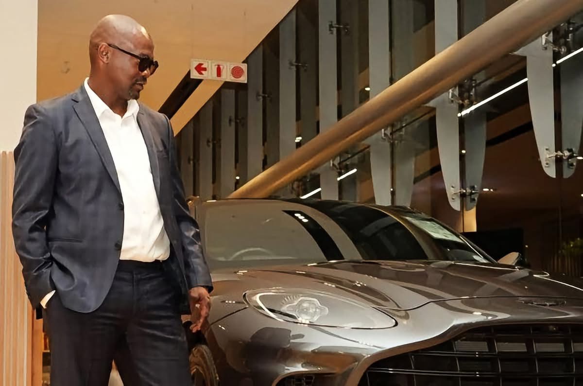 Lehlohonolo Seema Poses Beside R7 Million Luxury Car After Rubbing Shoulders With Big Names