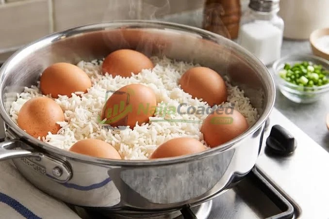 Breaking: Experts Warn Nigerians Against Boiling Eggs and Rice Together
