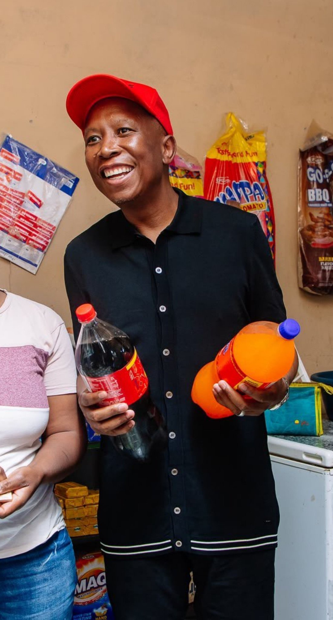 Julius Malema is allegedly slimmer in pictures from a recent appearance