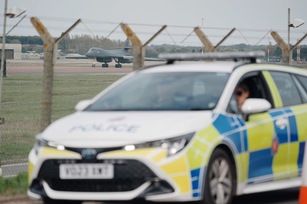 RAF Fairford suspect called police an hour before farmer raised alarm