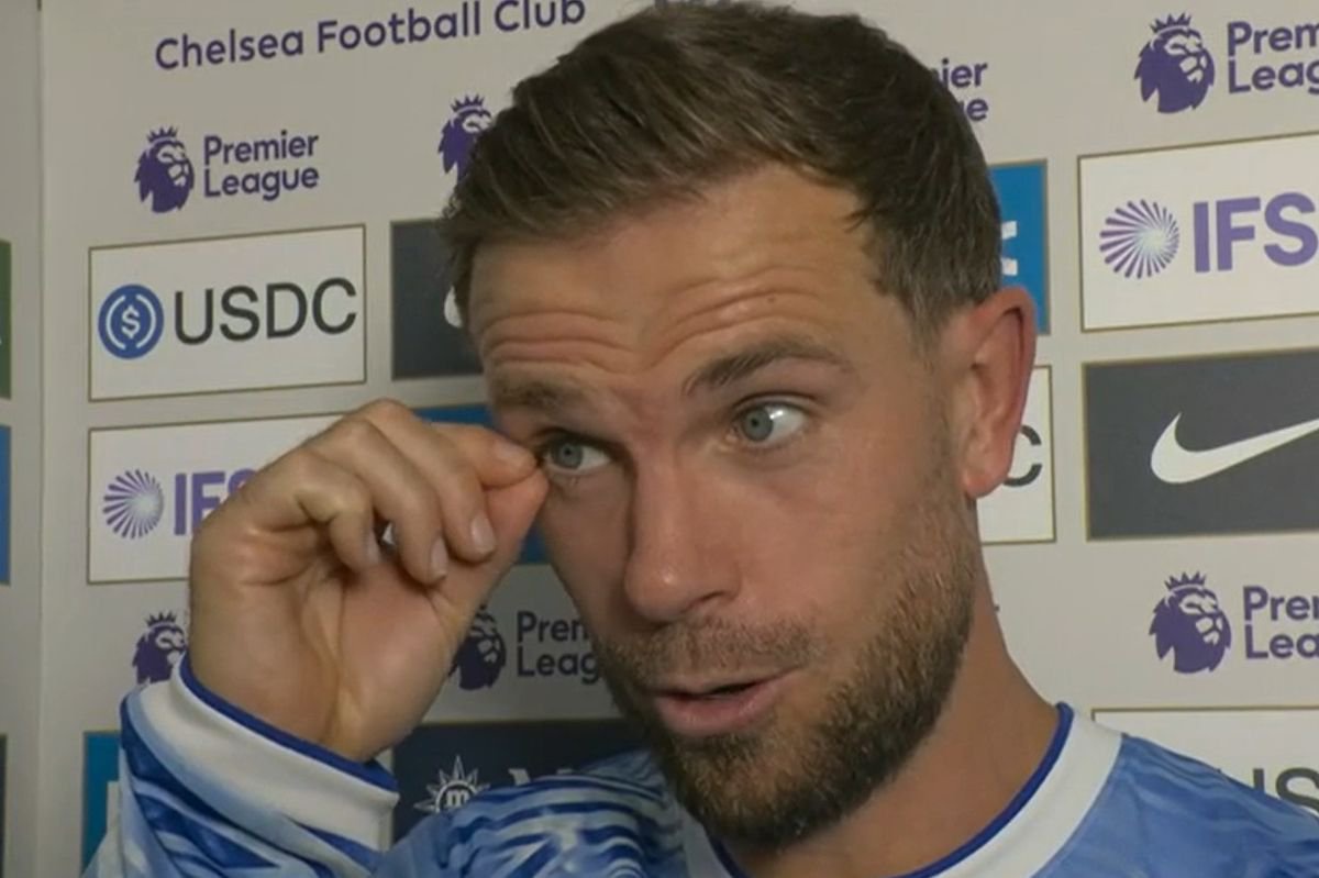 Jordan Henderson reveals the one Chelsea player ‘not too happy’ with stunning free-kick