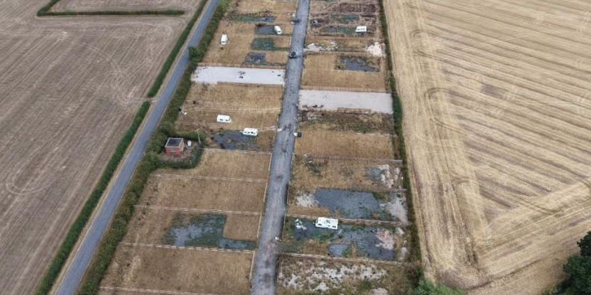 Travellers spark outrage after leaving local area a dump when abandoning illegal campsite