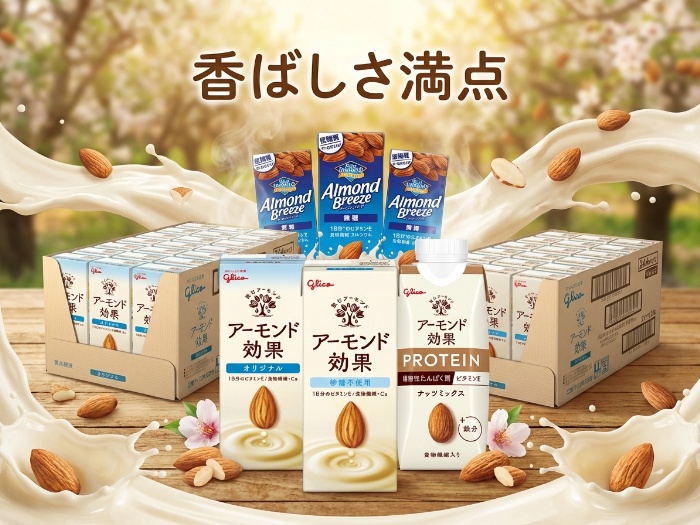 自然派飲料！アーモンドミルク特集