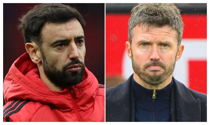 EPL: Carrick makes decision on removing Bruno Fernandes as Manchester United Captain