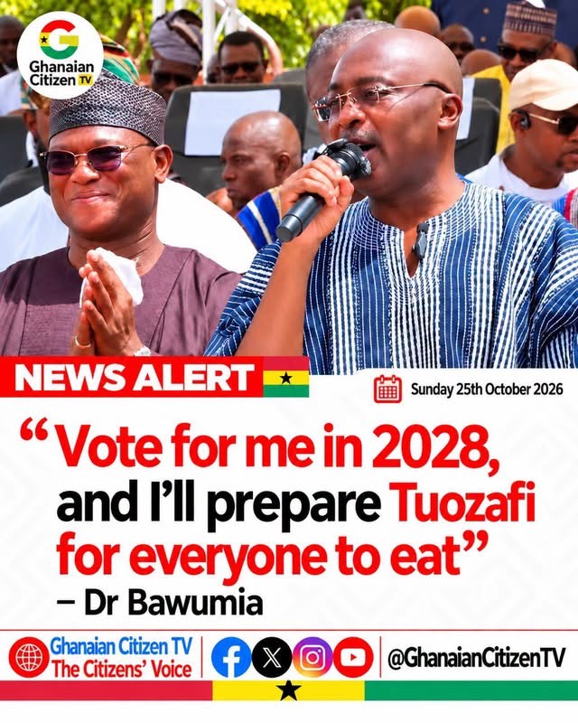 Bawumia Promises Free Tuo Zaafi For Every Ghanaian If Elected 2028