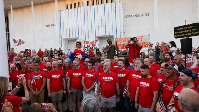 ‘A tired refrain.’ Critics fight adding Trump’s name to Kennedy Center