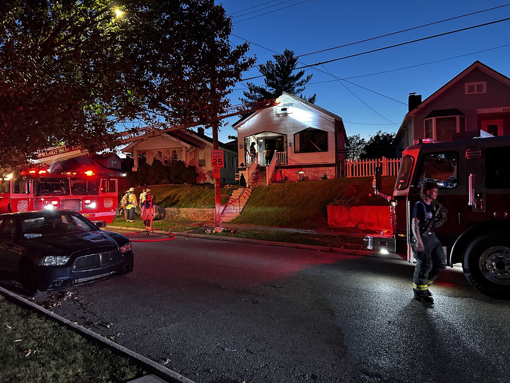 Firefighters respond to house fire in North College Hill
