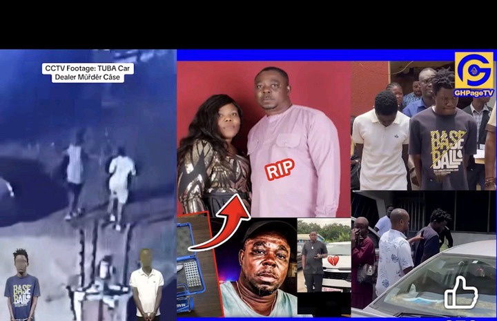 Ghanaians Left In Shòck As CCTV Finally Shows How Man Killed A Car Dealer Outside His Gate