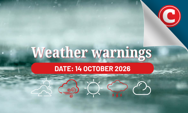 Wednesday’s weather: Heavy downpours, heatwave, hail and strong winds