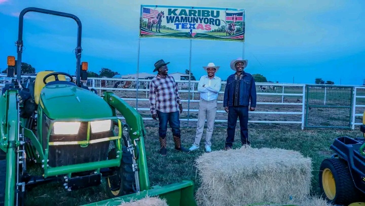 Former DP Rigathi Gachagua Takes MP Peter Salasya On A Grand Tour Of His Texas Ranch
