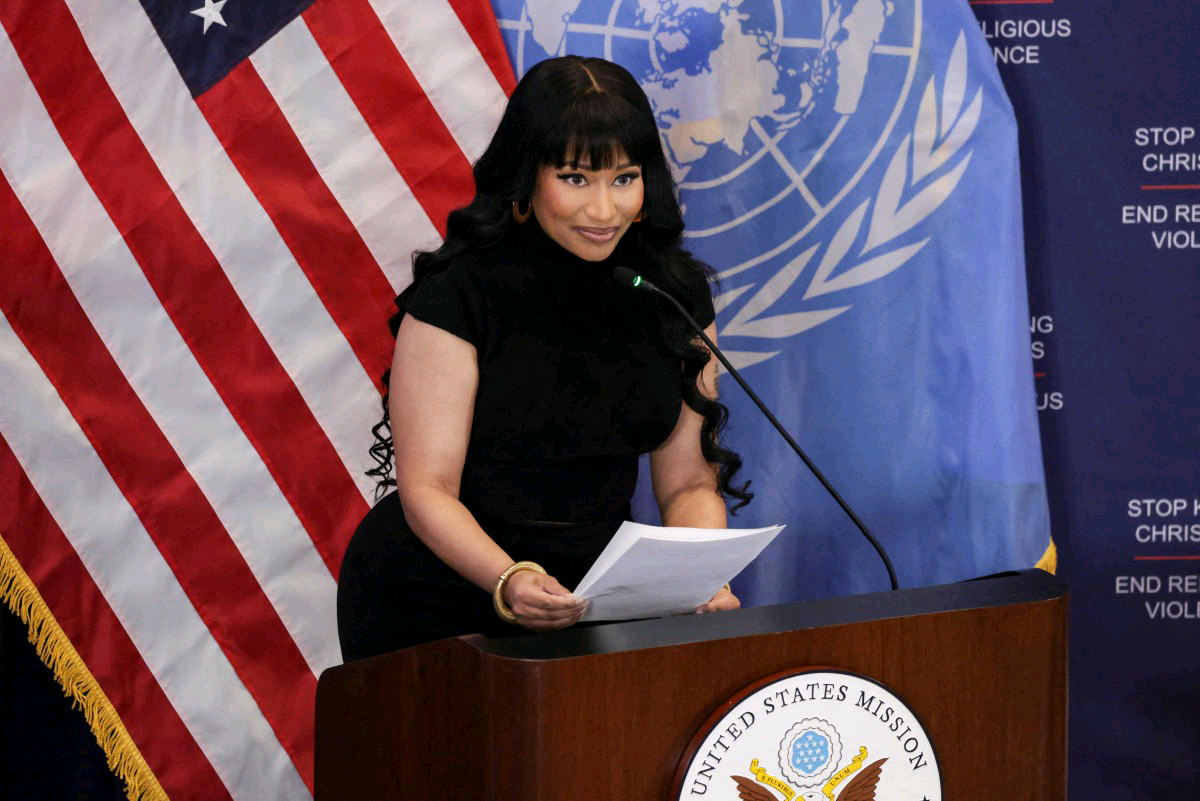Nicki Minaj Reveals How Nigerian Pastor Inspired Her to Speak on Christian Persecution