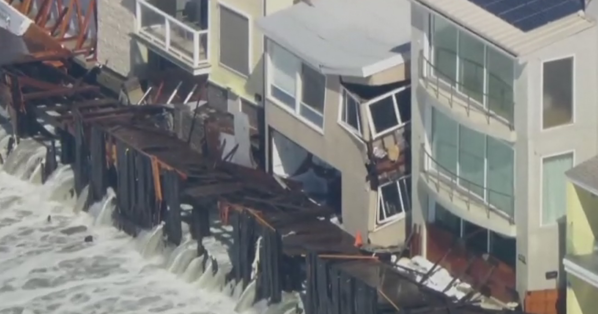 At least 8 homes red tagged in Long Beach as high surf causes damage