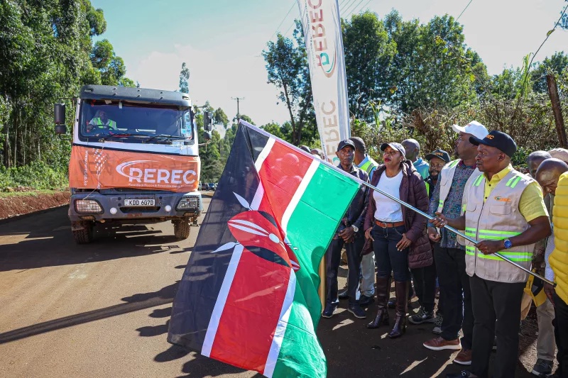 Kindiki inspects road, launches Sh650m power project in Nyeri