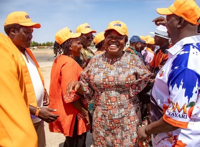 Happening Now: Oburu’s ODM Brigade Lands in Maata Kataboi Ahead of Major Turkana Rally