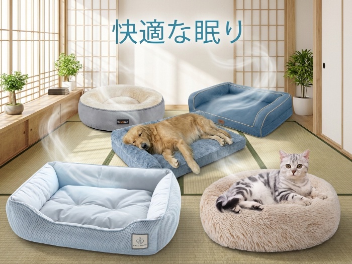 ペットの夏を快適にするベッド特集