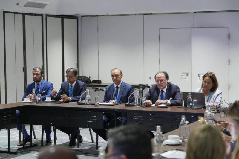 Aurangzeb discusses economic reforms, financing options with international investors